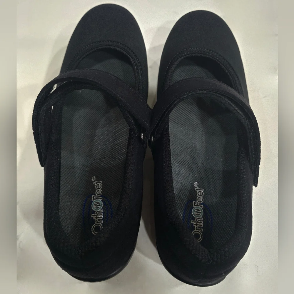 NWOT Orthofeet Springfield Adjustable Mary Jane Shoes Womens Size 12 - Picture 8 of 13